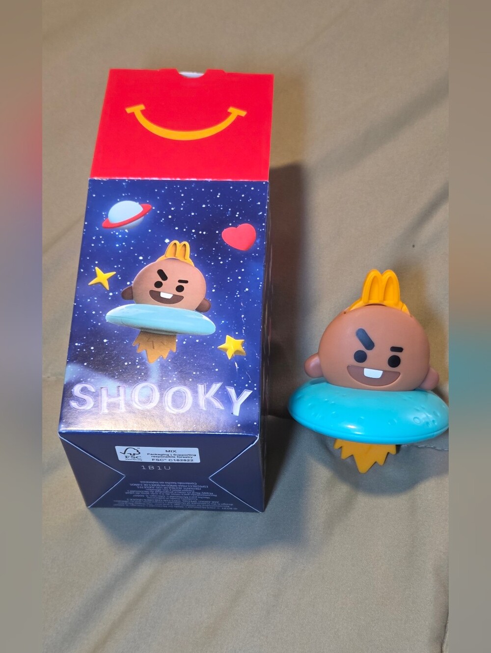 BT21 Shooky McDonald’s Happy Meal BTS Space Collectible Toy